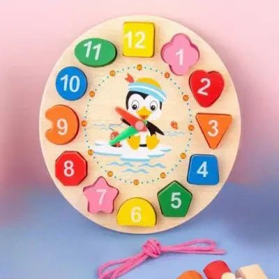 Jouet en Bois - WoodenToys™ - Horloge - Boîte Magic