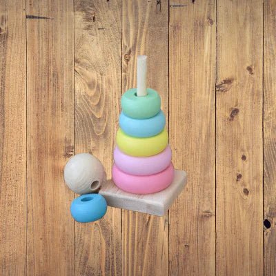 Jouet en Bois - WoodenToys™ - Tour Macaron - Boîte Magic