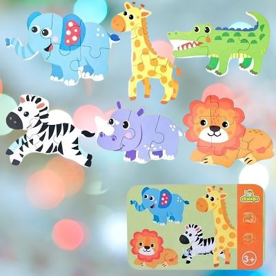 Puzzle Montessori - BabyPuzzle™ - Sauvage - Boîte Magic